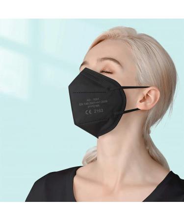 Lexuslance 20 Black L ne FFP2 Masks | CE EN149:2001 + A1:2009 | Stylish & Secure | 4 Sealed Bags of 5 Masks - Buy Online on GoSupps.com
