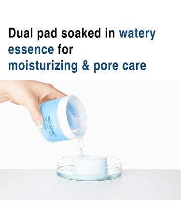 Pore Minimizing Hydrating & Exfoliating Pads | MEDIHEAL Watermide Pore Tightening Essence Pad 50 Sheets - Buy Online on GoSupps.com