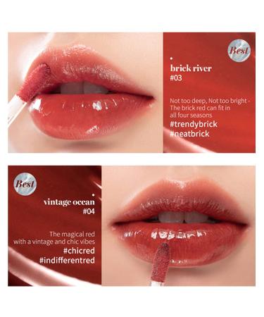 rom&nd Glasting Water Tint 8 colors | Long-lasting Moisturizing Lip Tint for Daily Use K-beauty | Vivid Red Glossy Finish | Natural-beauty Highlighting | 4g/0.14oz - Buy Online on GoSupps.com