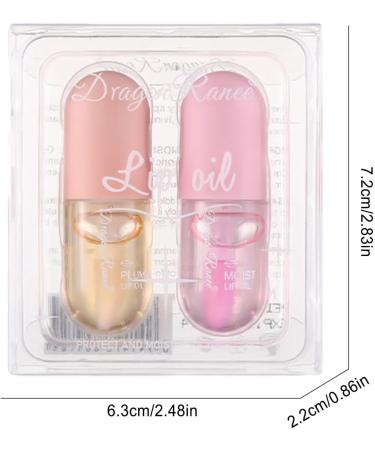  Lambo Plumping Lip Balm Moisturizing Non-Stick Transparent Lip Oil | Lip Gloss Long-Lasting Lip Care Moisturizing Lip Gloss for Women Lambo - Buy Online on GoSupps.com