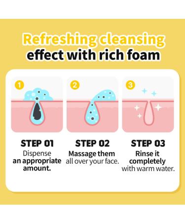 EUNYUL Vita Balance Own Sole Shine Bubble Foam Cleanser - 200ml Vitamin C Foam Cleanser for Glowing Skin | International Shipping Available - Buy Online on GoSupps.com