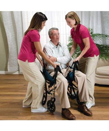 Aide Transfer Lift Sling Wheelchair Mobility Transfer System with 6 Belts for Transfers Secure & Safe Lift Bedridden Disabled Safe Belt (Blue) - Buy Online on GoSupps.com