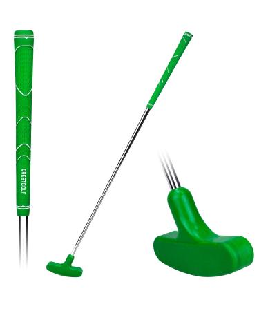 Crestgolf Two-Way Rubber Golf Putter for Kids or Adults green 33 inch