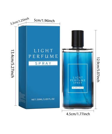 Mens Fragrance Eau de Parfum Mint Spray Lasting Fresh Fragrance Charm Amber Fresh Fragrance Elegant Perfume Birthday Gifts for Men 7.2 Ounce (Pack of 1) Blue - Buy Online on GoSupps.com