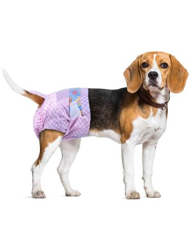 Flying Paws Disposable Dog Diapers Suitable for Dogs and Cats Adjustable Disposable Diapers 10-40 Pack (S-20 Pack) S 20.0