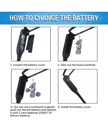 LED Lighted Reading Glasses +2.5 Black | Compact Full Frame Nighttime Reader for Clear Vision | Unisex Lighted Magnifier Eyewear - Buy Online on GoSupps.com