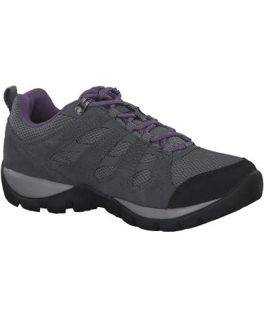 Columbia Women's Redmond V2 Waterproof Hiking Shoe | Ti Grey Steel/Plum Purple | Size 10 - Buy Online on GoSupps.com