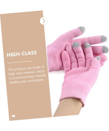 minkissy 8 Pairs Moisturizing Gloves Gels Hand Cover Essential Oil Mittens Touch Screen Gloves Gels Gloves Dry Cracked Gloves Dry Hands Touchscreen Gloves Polyester Cosmetic Miss Pink Spa - Buy Online on GoSupps.com