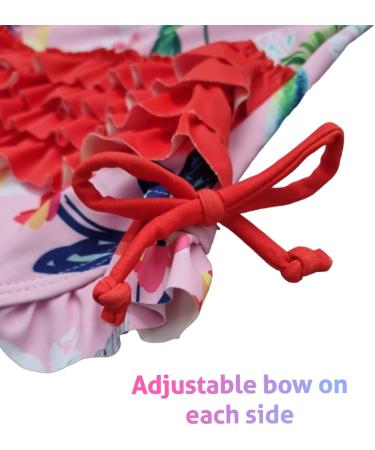 Baby UV Sunsuit | Moon Snow Baby Swimming Costume | One Piece Swimsuit | Girls Rashguard 1-2 Years | Hummingbirds/Pink - Buy Online on GoSupps.com