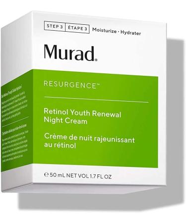 Murad Resurgence Retinol Youth Renewal Serum: Anti-Aging Firming Face & Eye Cream for Fine Lines & Wrinkles - Retinol Tri-Active Technology for All Skin Types - Buy Online on GoSupps.com