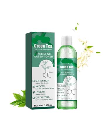 Green Tea Moisturizing Toner - Hydrating Oil-Balancing Brightening Non-Greasy Fades Acne Marks For Soft & Clear Skin(1PCS)