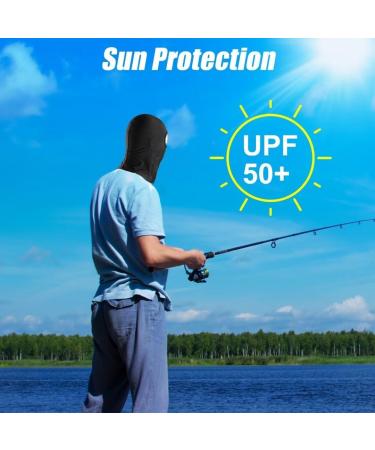 Rotto Storm Hood Cooling Balaclava - Summer Silk Face Mask for Motorcycle Bicycle Fishing | Unisex Sun Protection - Size 03 Black - Buy Online on GoSupps.com