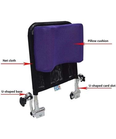 Adjustable Wheelchair Headrest Cushion Pillow with Back 16 Inch -20 Inch Wheelchair Headrest Neck Support Cushion Backrest Pad Pillow - Buy Online on GoSupps.com