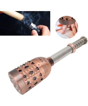 Zyyini Moxa Roller - Handheld Copper Moxa Stick for Moxibustion Massage | High Thermal Conductivity & Density Filter Net | International Shipping Available - Buy Online on GoSupps.com
