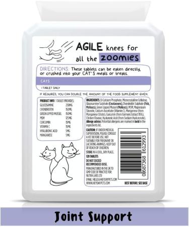 Hey Day Pets Cat Care Support Bundle -Â Cat Care Supplements - With Omega 3 6 9 + Probiotics - Active Culture Complex for Healthy Digestion Skin & Coat - Essential for Cat Health (300 Tablets) - Buy Online on GoSupps.com
