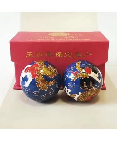 Buy 1.97 Cloisonne Baoding Balls for Hand Exercise & Stress Relief - International Shipping Available - Buy Online on GoSupps.com