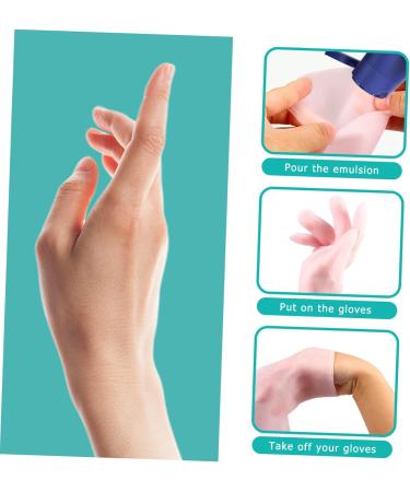 Healeved 2 Pairs Moisturizing Gloves - Exfoliating Hand Masks Softening Sleeping Gloves Dry Cracked Hand Mittens Hand Care Cream Gloves White Cotton Gloves Whitening Sebs Facial Mask Pink - Buy Online on GoSupps.com