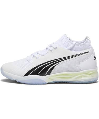 PUMA Men's Eliminate Nitro SQD Handball Shoes - 42 EU White Black Concrete Gray | International Shipping Available - Buy Online on GoSupps.com