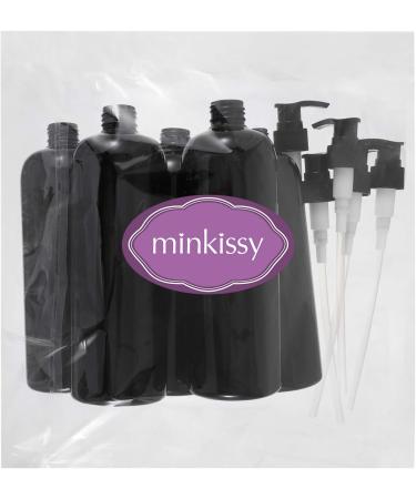 Minkissy 5-Piece Empty Soap Dispenser Set | 500ml Refillable Travel Bottles for Shampoo & Cosmetics | Ideal for Salon & Hairdresser Accessories - Buy Online on GoSupps.com