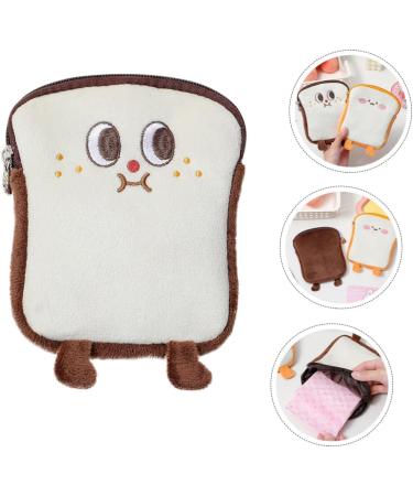 NOLITOY Aunt's Towel Storage Bag - Convenient Tampon Holder & Mini Purse - Cartoon Brown Coin Bag for Daily Use | Sanitary Napkin Pouch | Shop Internationally - Buy Online on GoSupps.com
