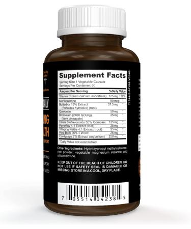 Daily Vegan Lung Cleanse Capsules for Better Lung Health - 60 Ct - Buy Online on GoSupps.com