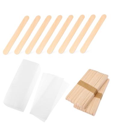 VALICLUD Lot De 200 Bandes Et B tons De Cire Pour pilation Corps Et Visage Souples Et Plats Usage Femme pilation Jambes Bras Et Maillot