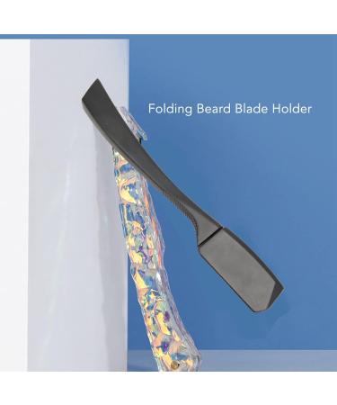 Buy Straight Edge Shaving Razor with Ergonomic Bartklingen Holder - Best Manual Vintage Shaving Accessories for a Smooth Shave - Buy Online on GoSupps.com
