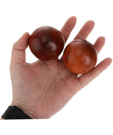 Shop Tovinanna Wooden Massage Balls | Handball Fitness Equipment & Foot Roller - Effective Stress Relief - Buy Online on GoSupps.com