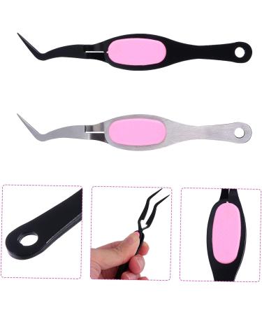 EXCEART 2pcs Nail Positioning Clip Jewelry Tweezers Set - Professional Manicure & Crafting Tools - Buy Online on GoSupps.com