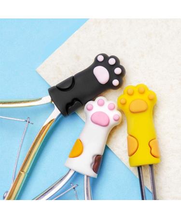 Black Nipper Protective Cover 1Pc Cat Paw Shape Silicone Nipper Cover Protective Sleeve Cuticle Nippers for Nail Cuticle Scissors Manicure Tools Tweezers Cap - Buy Online on GoSupps.com
