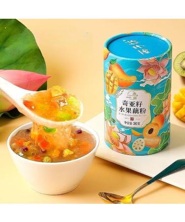 Sweet Scented rose fruit Lotus Root Starch Soup 380g/can Instant Chia qiyazi nut Tremella Congee Ready-to-Eat Breakfast Porridge Healthy Nutritious Oatmeal Chinese morning cereal (Osmanthus Nut 2can) Osmanthus Nut 2can - Buy Online on GoSupps.com
