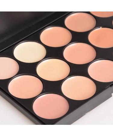 Phantomsky 15 Color Cream Concealer Palette - Professional Camouflage & Contouring Kit #2 for Daily Use - International Shipping Available - Buy Online on GoSupps.com