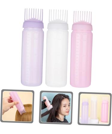 SHERCHPRY 3 pi ces Bouteilles Applicatrices pour Coloration avec Peigne Int gr Flacons et Gradu s pour Teinture et Soin Capillaire Usage Domestique et Salon - Buy Online on GoSupps.com