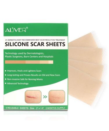 8pcs Silicone Scar Stickers for Effective Scar Repair | Lighten Caesarean Section Scars - International Shipping Available - Buy Online on GoSupps.com