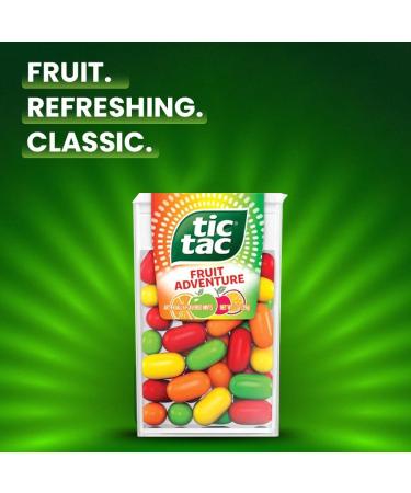 6 x Fruit Adventure Tic Tac Mint Sweets For Little Moments of Refreshment - Sold By VR Angel Fruit Adventure 6 Count (Pack of 1) - Buy Online on GoSupps.com