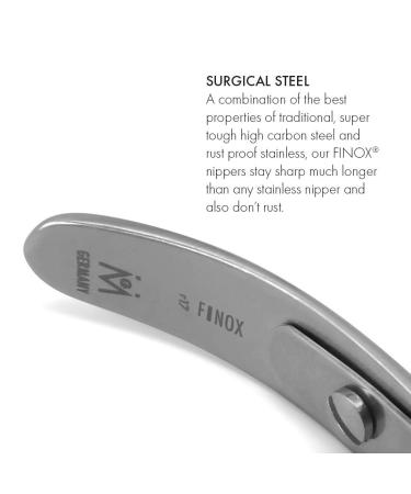 Here are a few options for the Meta Title:1. GERMANIKURE Tower Point Cuticle Trimmer - Half Jaw Nipper - Made in Germany - FINOX Stainless Steel - Manicure Tool2. GERMANIKURE Cuticle Trimmer - Half Jaw Nipper - Ethically Made in Germany - FINOX Stainless  - Buy Online on GoSupps.com