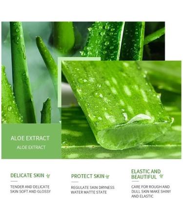 Organic Aloe Vera Gel 300g - Natural Moisturizing Cream for Sunburn, Scars, and Anti-inflammatory Care - Buy Online on GoSupps.com