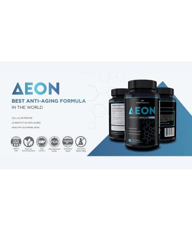 Premium Anti-Aging NAD+ Complex with Fisetin, Quercetin, Resveratrol, Collagen & More - AEON - Buy Online on GoSupps.com