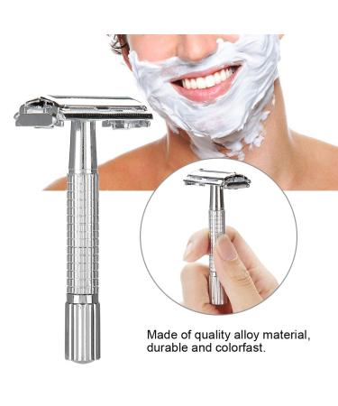 Premium Portable Men's Razor - Aluminum Classic Wet Shaving Set for a Smooth Shave - Buy Online on GoSupps.com