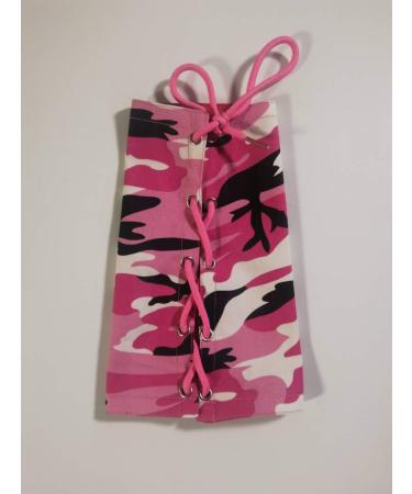 Kuso reusable washable diapers for parrots aviation suit kimono clothing for birds budgies parasites nymphensittish kakadus African aras sunny conure (arm protection pink) Arm Guard Rose