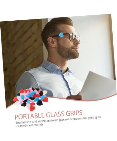 Healeeved 100 Pairs Anti-Slip Glasses Covers | Rubber Ear Holders Cushions & Hooks | Portable Stable Support in 5 Colors - Buy Online on GoSupps.com
