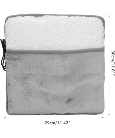 Anggrek USB Foot Warmers - Plush Heating Pillows for Home & Office - 50-60 Heated Foot Wrap (30x29 cm Gray) - Buy Online on GoSupps.com