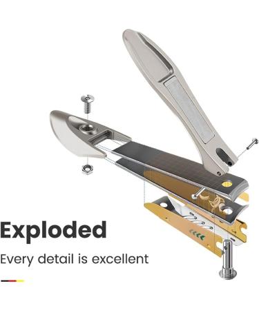 UNbit Nail Clipper Nail Clippers Stainless Steel Anti Splash Fingernail Cutter Manicure Tools Bionics Design Nail Trimmer Pedicure Scissor - Buy Online on GoSupps.com