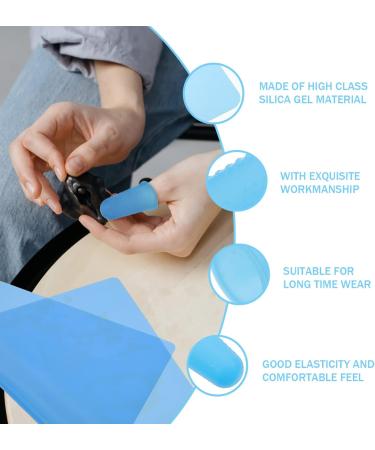 EXCEART 1 Set Silicone Finger Cots & Thumb Covers - Non-Slip Rubber Grips for Crafts Casting & Protection - International Shipping Available - Buy Online on GoSupps.com