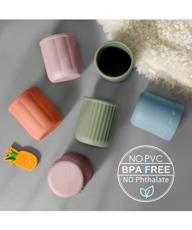 CSFICTS Toddler Cups - Mini Silicone Baby Cup 2 Pack, BPA Free Drinking Training Cup for Babies and Toddlers 6 Months+ (Ether) - Buy Online on GoSupps.com