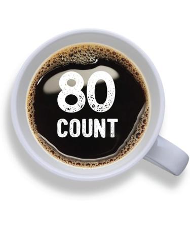 MARK&SON Premium Selections K Cups Coffee - Recyclable K Cups Capsules for Keurig Brewers Arabica Roasted Coffee Only - (Black 80 Count) Black 80 count (Pack of 1) - Buy Online on GoSupps.com