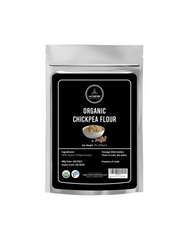 Naturevibe Botanicals Organic Chickpea Flour 2Lb | Used for Cooking (32 ounces)