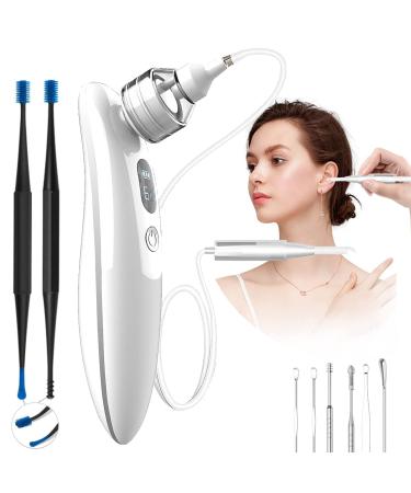Ear Wax Vacuum Removal  Electric Ear Cleaner Strong Suction LED Display 6 Levels Vacuum Soft Ear Wax Remover  USB Charge Earwax Removal Kit Ear Cleaning Tool for Adults Kids