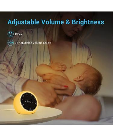 2022 New Version White Noise Machine with 2 Alarm Clock, 20 Soothing Sounds, 7 Color Night Light - Touch Control Sound Machine for Adults & Babies | Adjustable Volume, 5 Timer, Memory Function - Buy Online on GoSupps.com