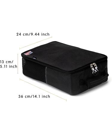 YuEagleSky Waterproof Shoe Bag Organizer for Outdoor Sport Travel Golf - Black - Buy Online on GoSupps.com